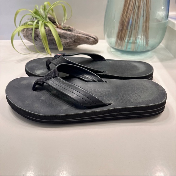 Men’s Rainbow Leather Sandals - Picture 4 of 5